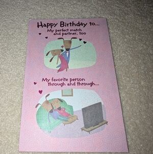American Greetings Birthday Card
